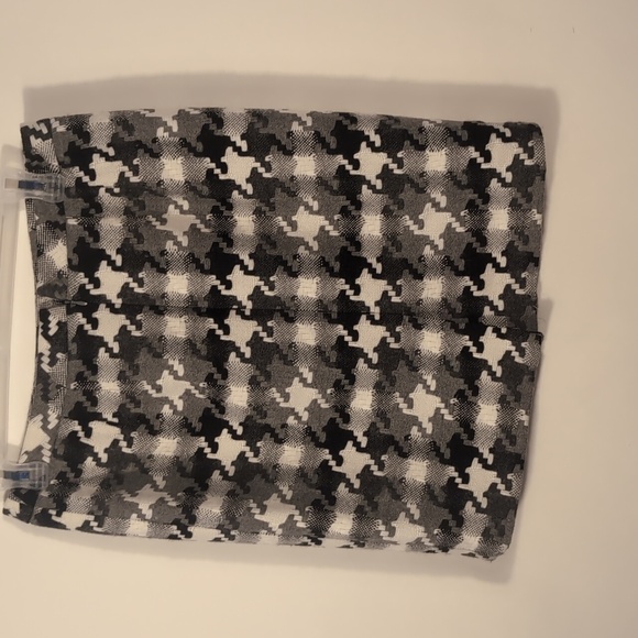 Loft Ann Taylor Black and White tweed Skirt Size Large - Picture 9 of 12